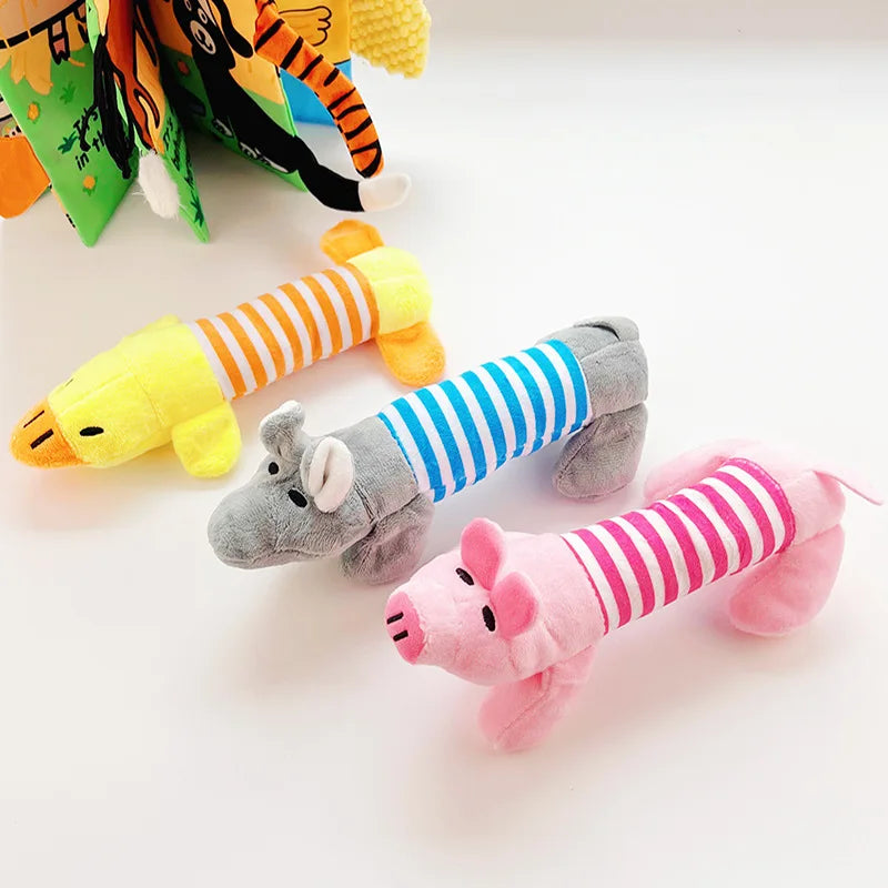 Durable Plush Squeaky Pet Toy